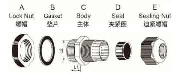 Multi Hole & Flat Hole Nylon Cable Gland 20