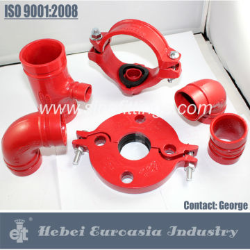 Grooved pipe fittings and couplings