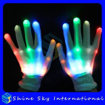 Special New Arrival Ball Bearing Massage Led Flashing Gloves