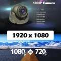 1080p veicolo 12v all'interno della fotocamera AHD per sistema di sicurezza autobus/ camion/ camper HD IR Vision Night Vision Auto Surveillance Camera CCTV