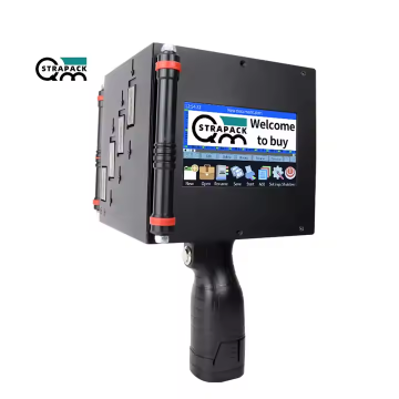 Portable Handheld 100mm Four Head Automatic Inkjet Printer for Wide Width Pattern Printing