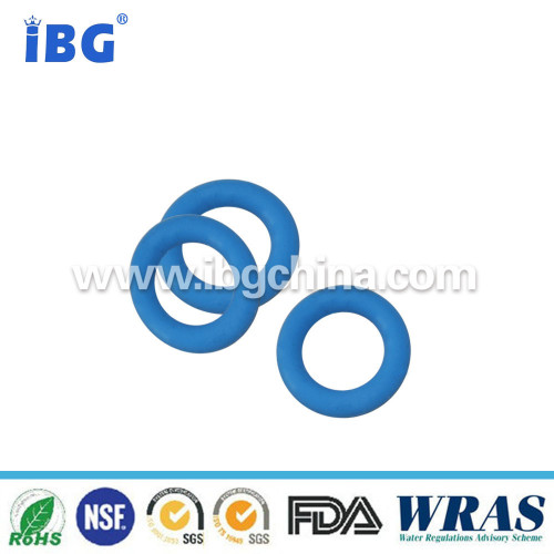 High quality customized 5.5*1.7mm blue rubber silicone ring , Silicone Gasket rubber seal ring