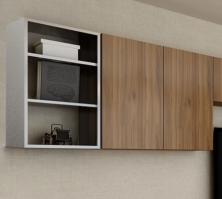 Fashion high gloss double color modern bedroom wardrobes