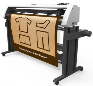 Multi-function integrated cutting and drawing apperal plotter