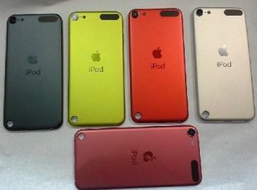 White Red Ipod Spare Parts Ipod Touch 5th Generation Chrome Battery Cover