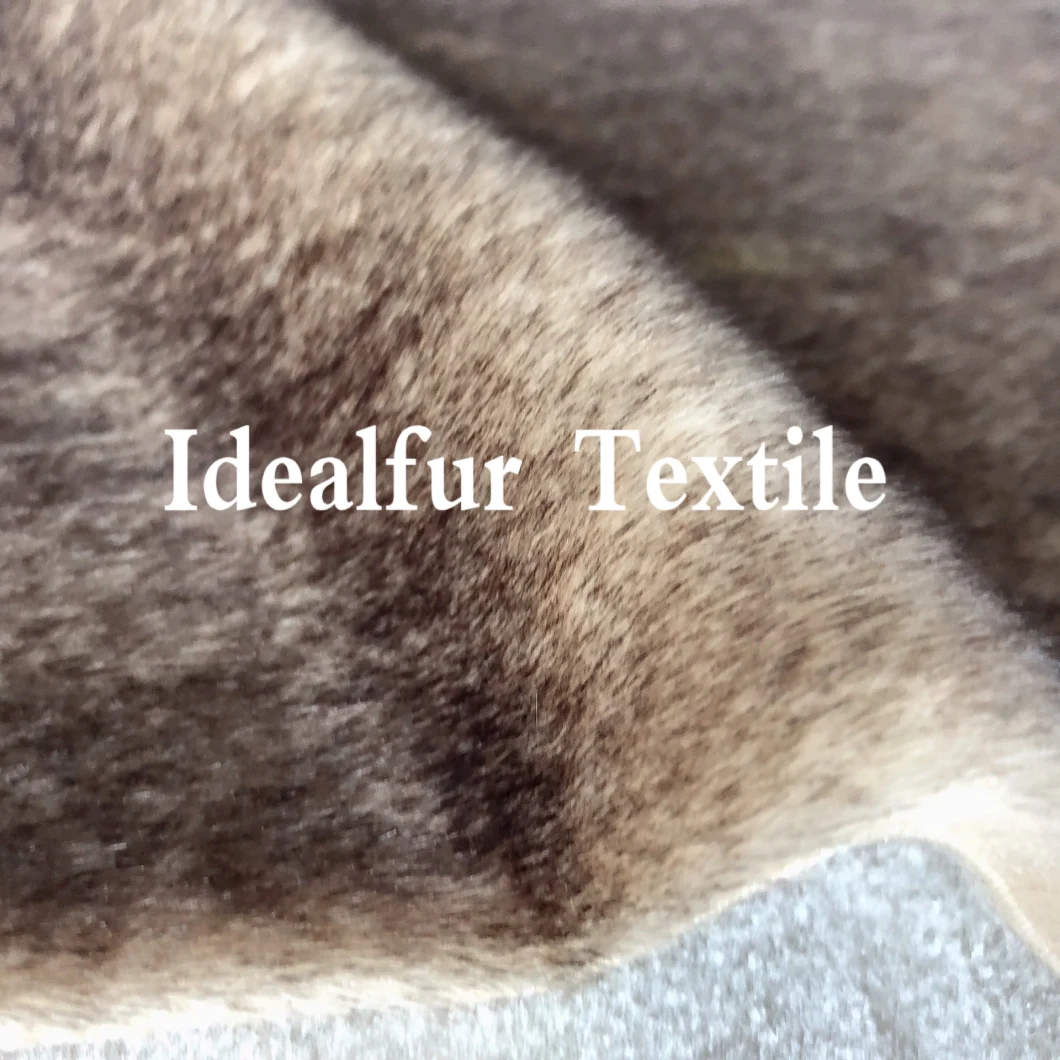 Black Tip Soft Short Imitation Rabbit Fur