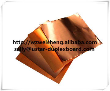 copper color foil paper,metallized foil paper,alibaba china supplier