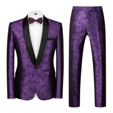Business formal Men's Suits one button men suits 3 pieces