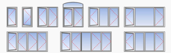 Aluminium casement window