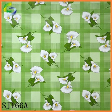 Best sales moistureproof pvc coated table cloth with flannel back