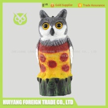 2016 hot sale plastic owl decoy figurines low prices