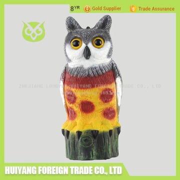 2016 hot sale plastic owl decoy figurines low prices