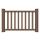 New generation outdoor	railing wood