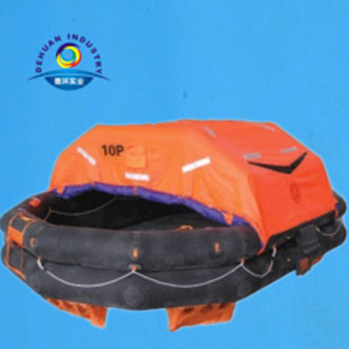 Throw-Over Type 10 Person Inflatable Liferaft