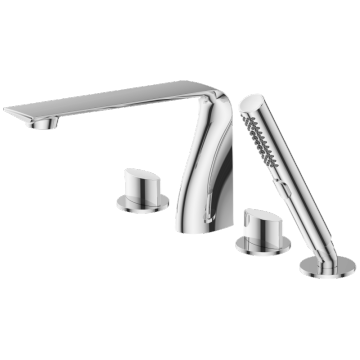 4-Hole Rim Mounted Bathroom Mixer