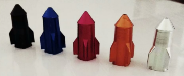 PEAKED ROCKET TYPE VALVE CAPS