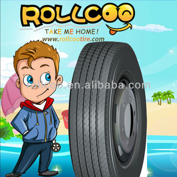 Rollcoo brand heavy truck tyres prices chinese factory tires