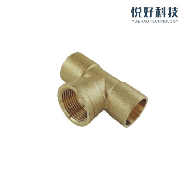 Brass PEX Tee Fitting ISO 228 Direct Fixation