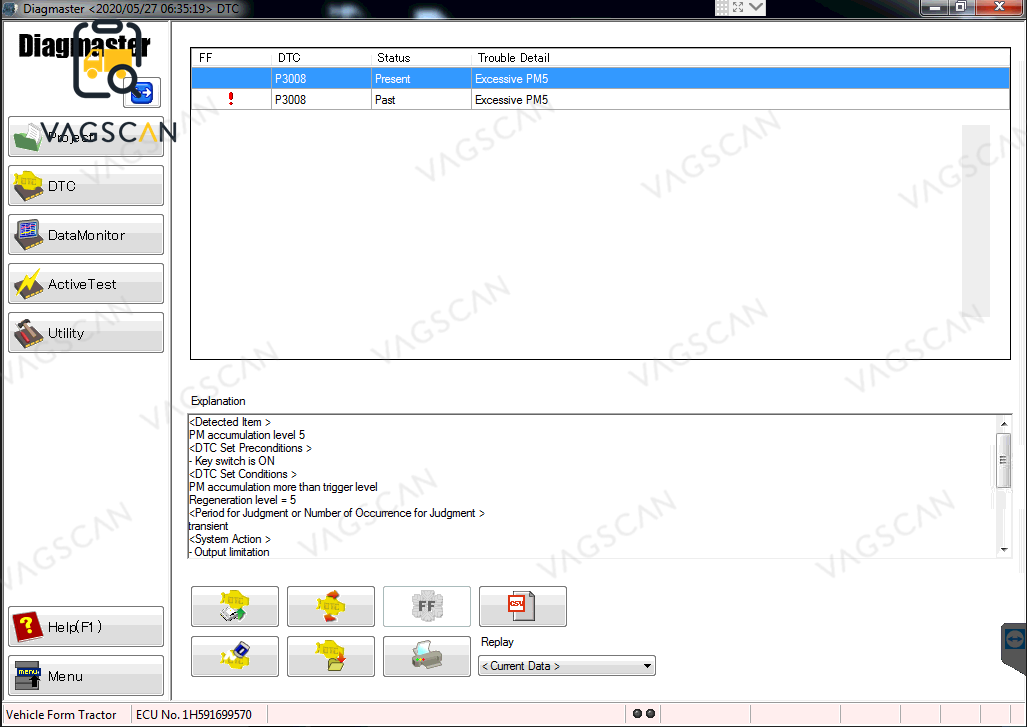 For KUBOTA DIAGNOSTIC KIT (PYTHON) kubota diagnostic software kubota diagmaster with Python interface with CF-19 laptop Full Set