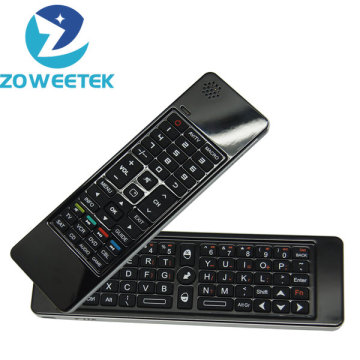 2.4GHz Mini Sixaxis Fly Mouse Wireless Keyboard with Speaker and Mic for Smart TV, HTPC-Zw-51013