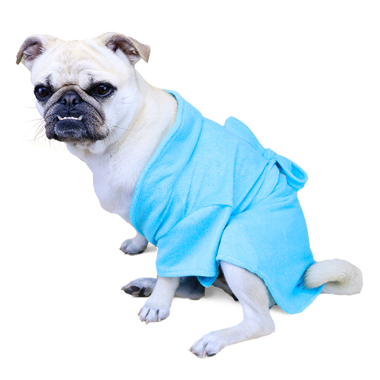 Σούπερ Σεπτέμβριος εφοδιασμένο χονδρικό ύφασμα πετσέτας μαλακό Super απορροφητικά ρούχα για σκύλους Μπουρνούζι για κατοικίδια Quick Dry