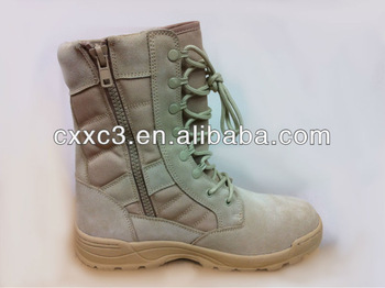 Zipper Military Desert Boot