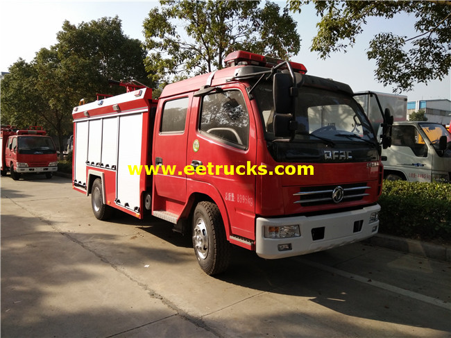 6cbm 4x2 Fire Rescue Tender Trucks