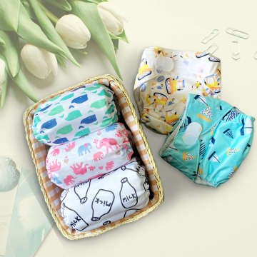 Adjustable Reusable Breathable Cloth Diapers for Babies