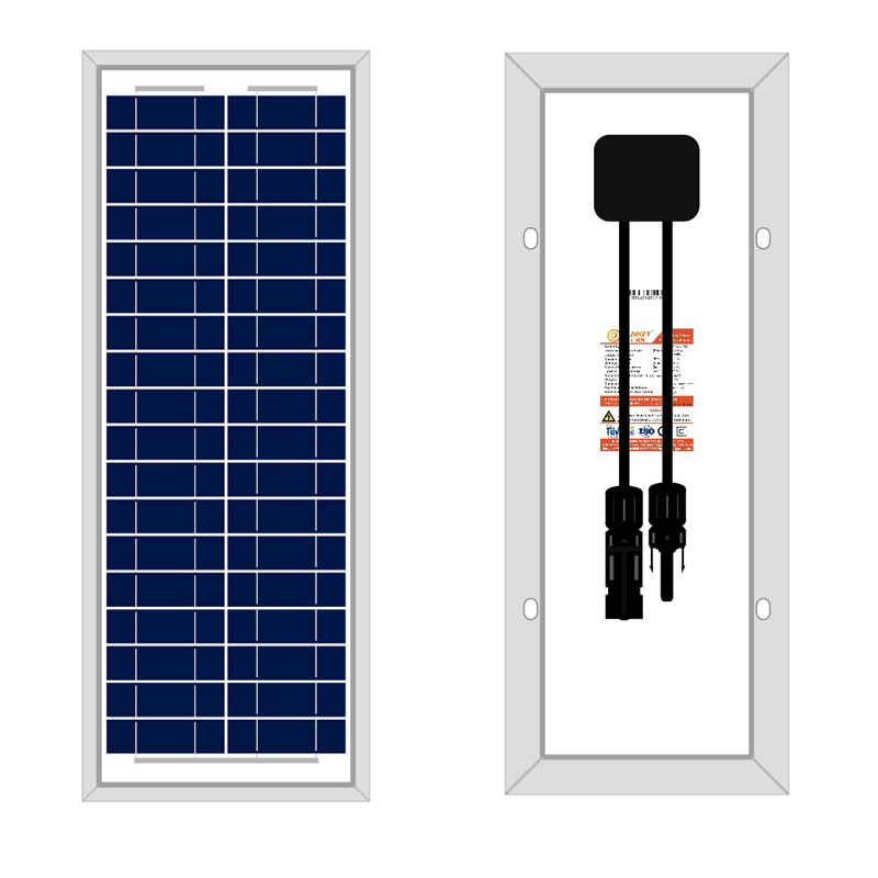 Bifacial Doppelglas Solarpanel