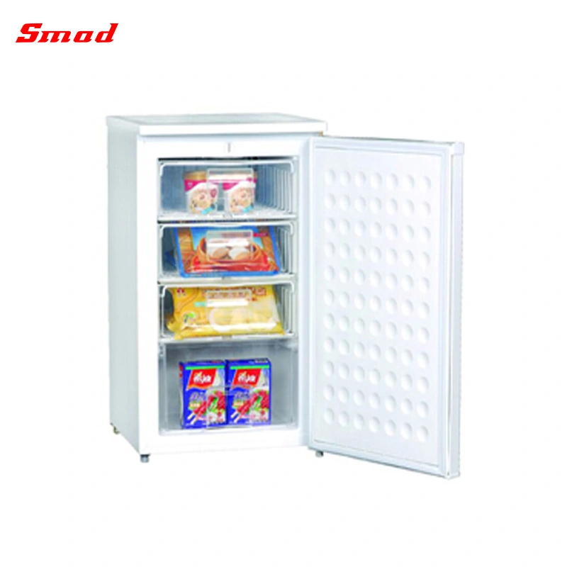 100L Single Reversible Door Mini Countertop Upright Freezer