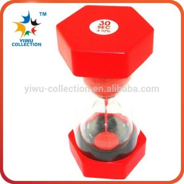 Hot Sell Cute Bubbles Yellow Liquid Filled Hourglass Sand Timer