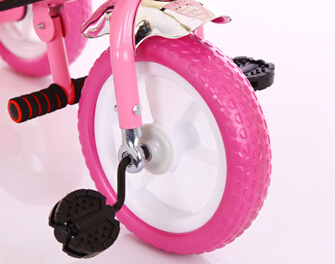 Colorful frames baby tricycles with push bar
