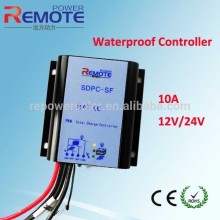 waterproof Effective New fashionable 10A 24V pwm solar charge controller