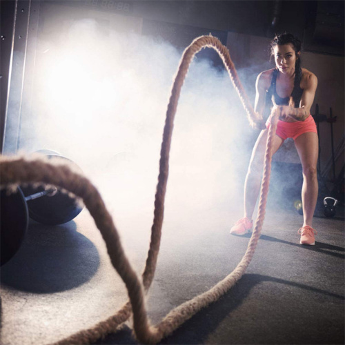 Corde de bataille de jute Gym d&#39;escalade