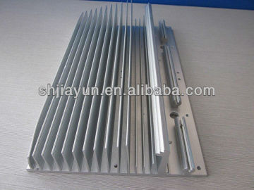 6063 high quality aluminum radiator silver anodised