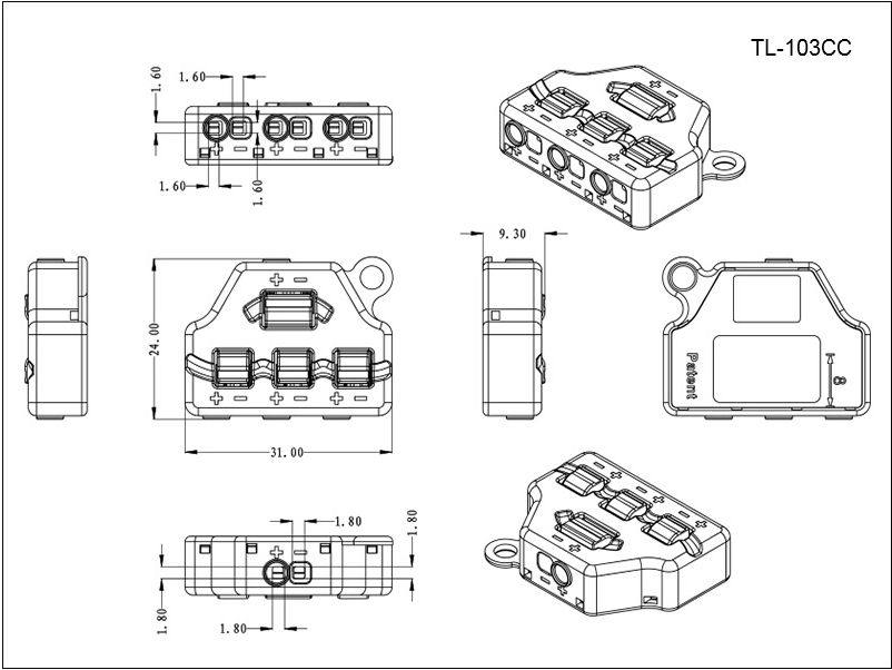 3 Ways Series Connection LED Connector