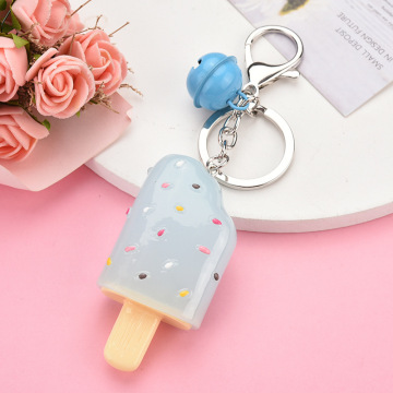 Ice Cream Glitter Keychains