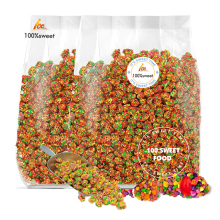 Vibrant Rainbow Flavors Gummy Clusters - Perfect for Snacking