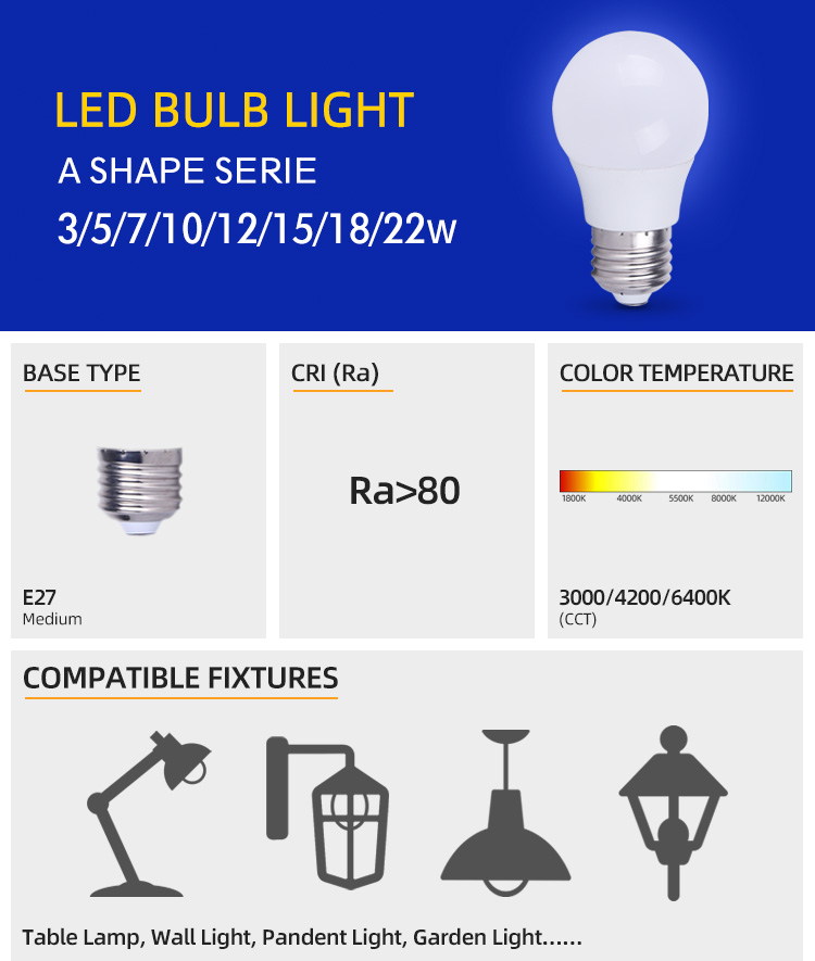 High Quality LED A Bulb