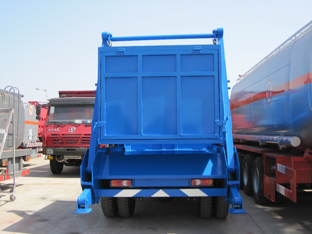 Hot sell 4x2 5CBM 10CBM Capacity 5tons 10tons 12tons Swing arm container garbage truck