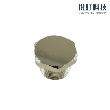 Chrome Brass Handrail End Caps 1/2 Inch