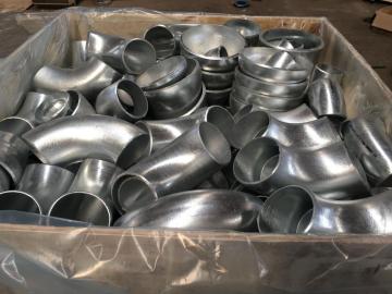 DN80 long radius galvanized pipe elbow