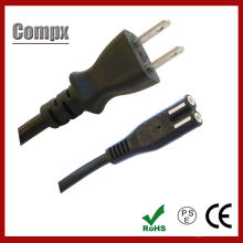 125V Japan PSE 2 pin plug japanese pse power cord