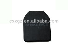NIJ Aramid fiber PE+Alumina Bullet Proof Plate black color Plate ballistic plate