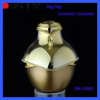 50ML COSMETIC JAR,GOLD JAR COSMETIC