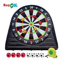 Large Interactive Inflatable Football Darts Game with 8 Balls
