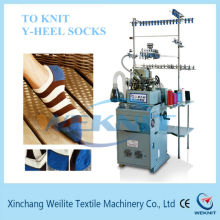 Computer knitting machines hosiery