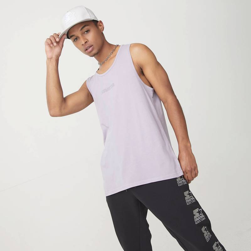 Mens Casual Puff Printed Tank Tops 