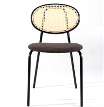 Modern design Nordic wooden rattan dinning chair