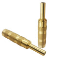 Precision CNC Maixa de usinagem Brass Audio Connector de acessórios